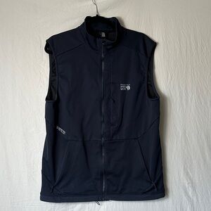 Mountain Hardwear Men's Navy/Black Softshell Vest